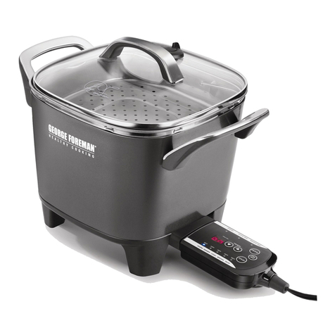 George Foreman Smart kitchen RC0010B Use and care book