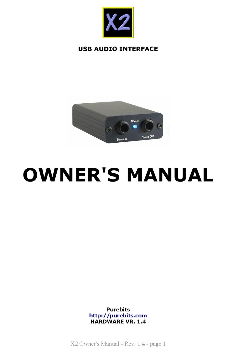 Purebits X2 owner's manual