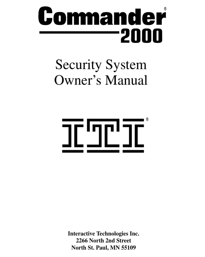 ITI Commander 2000 User manual