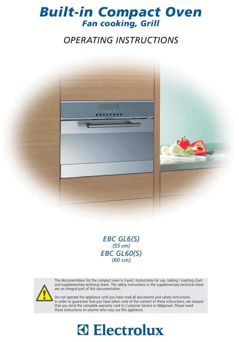 Electrolux EBC GL6(S) Operating insructions
