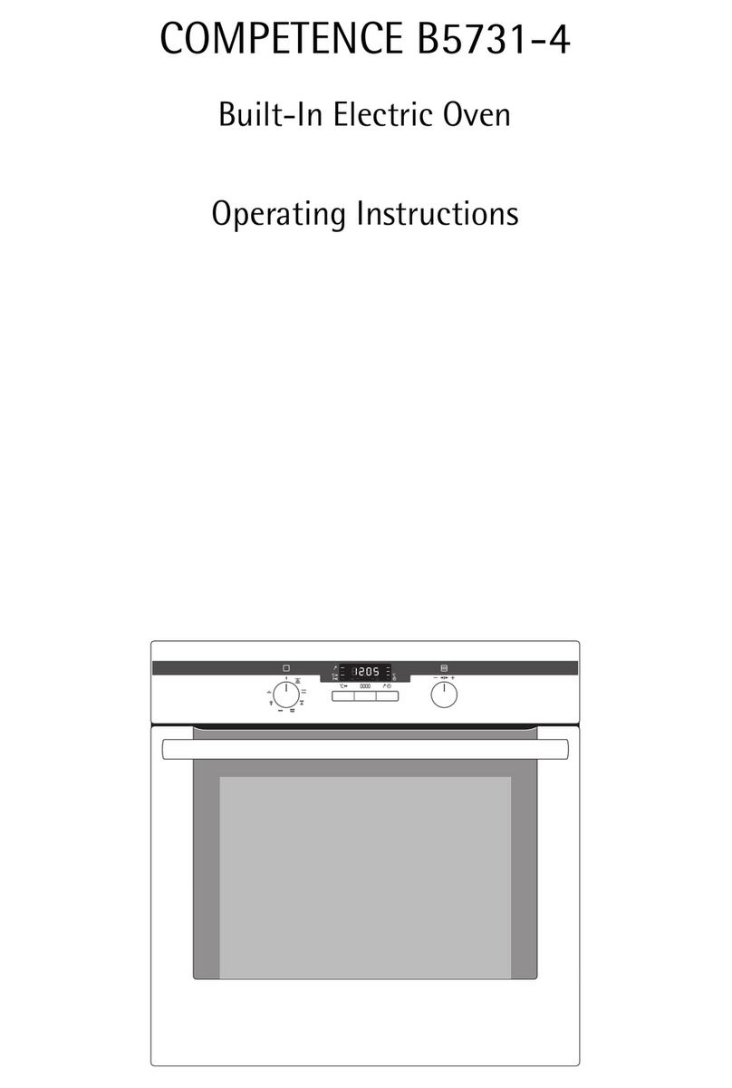 AEG COMPETENCE B5731-4 operating instructions