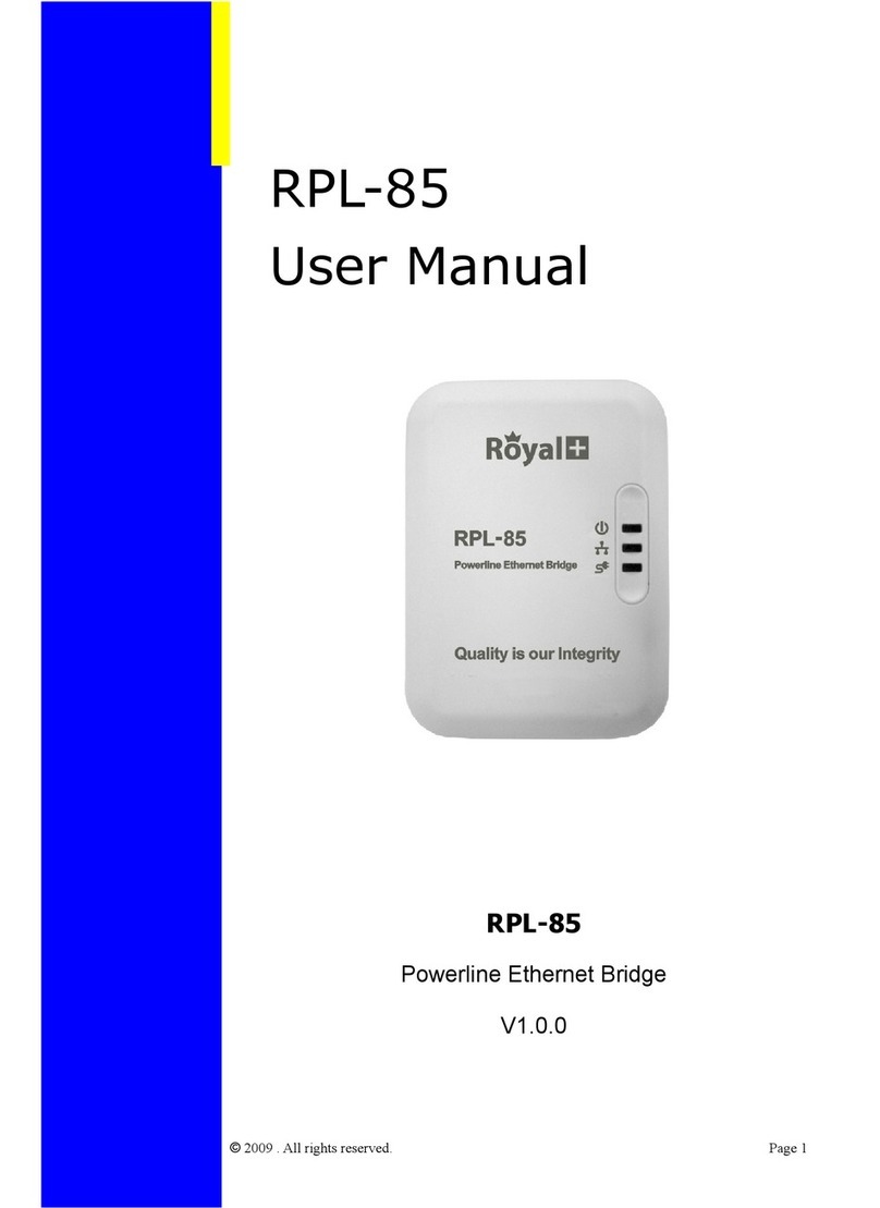 Royal RPL-85 user manual