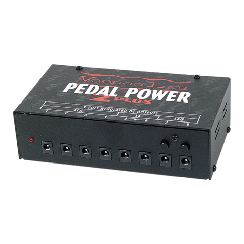 Voodoo Lab Pedal Power 2 Plus User manual
