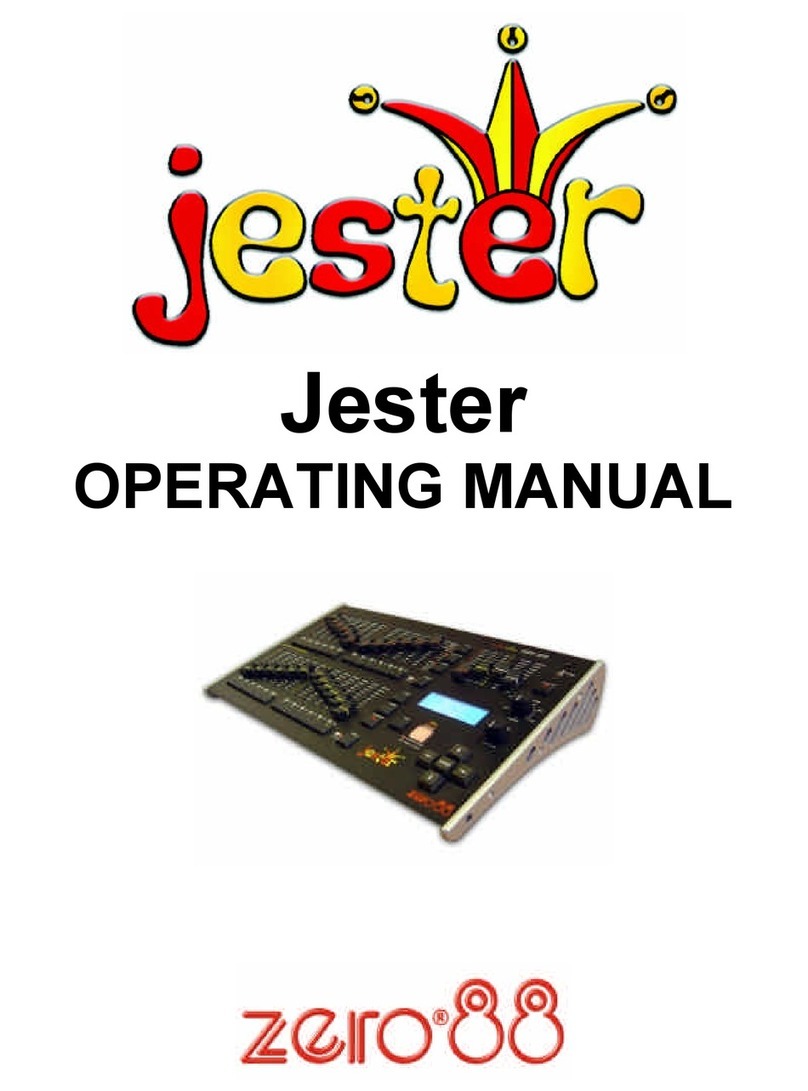 Zero88 Jester operating manual