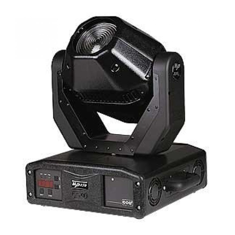 COEF MP250 ZOOM operating instructions