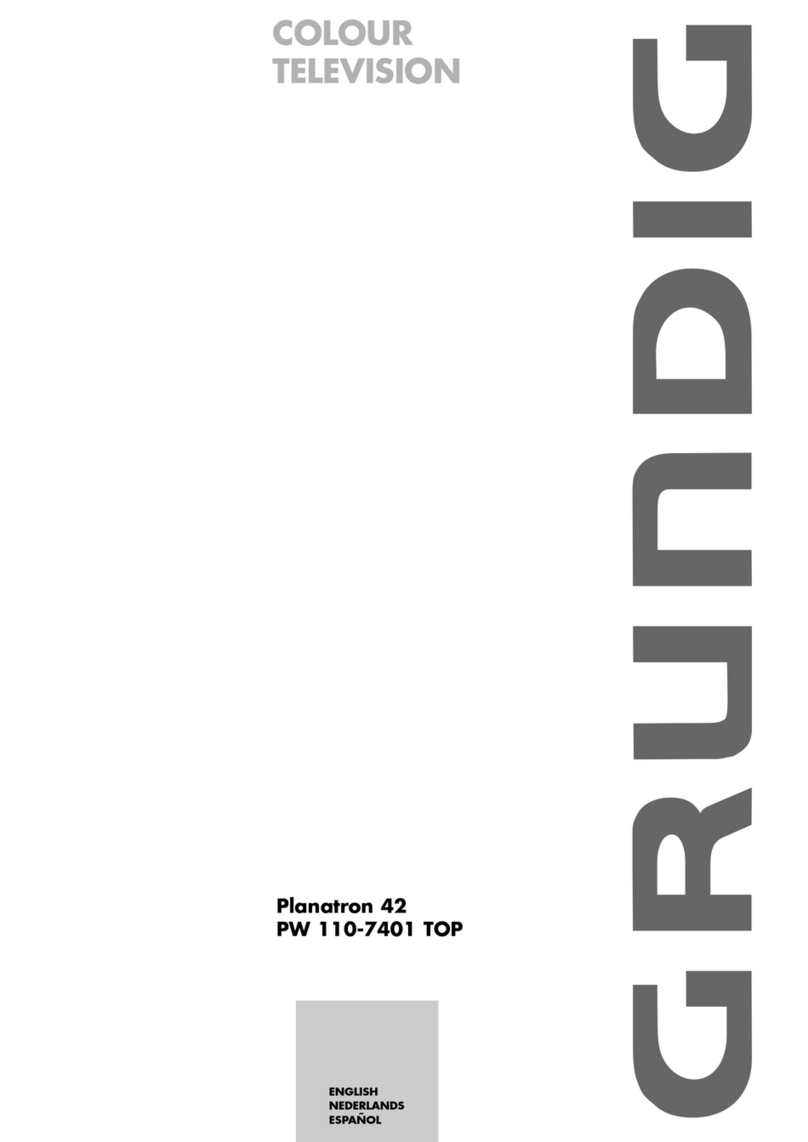 Grundig Planatron 42 PW 110-7401 TOP User manual