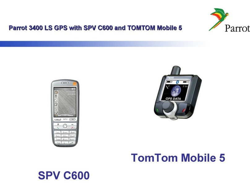Parrot 3400 LS-GPS User manual