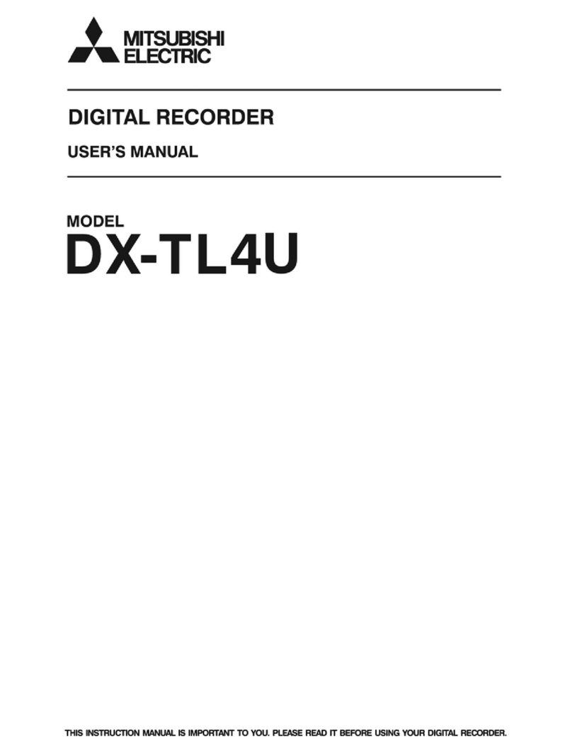 Mitsubishi Electric DX-TL4U User manual