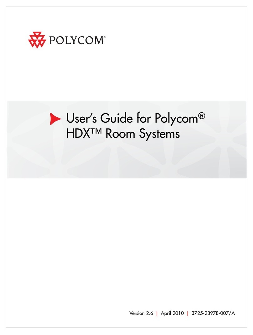 Polycom HDX Room Systems User manual