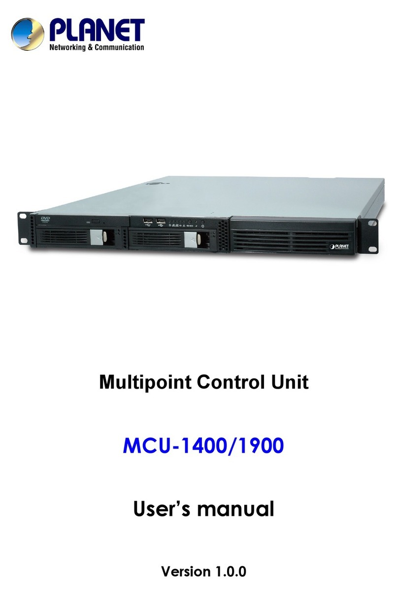 Planet MCU-1400 User manual