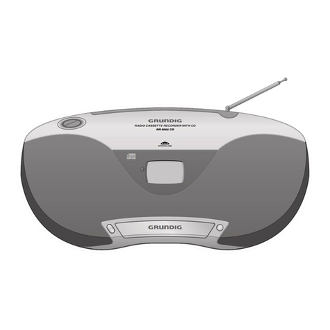 Grundig MASQ RRCD 9100 PLL User manual