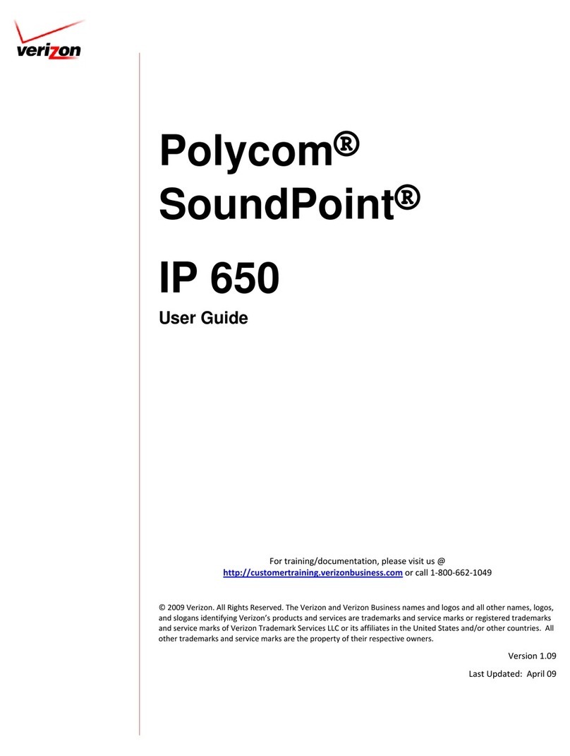 Polycom SoundPoint IP 650 User manual
