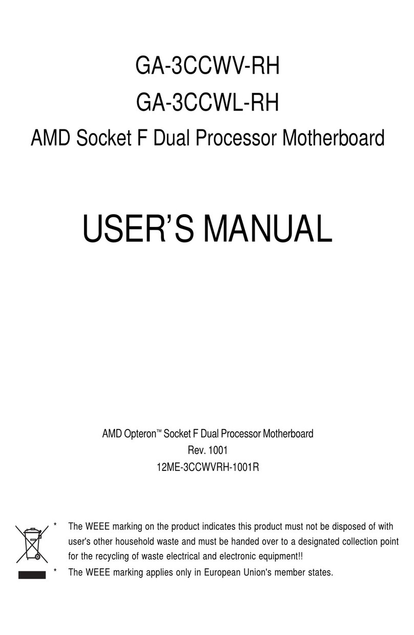 Gigabyte GA-3CCWV-RH User manual