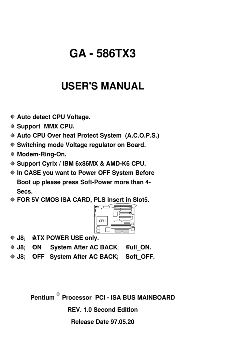Gigabyte GA-586TX3 user manual