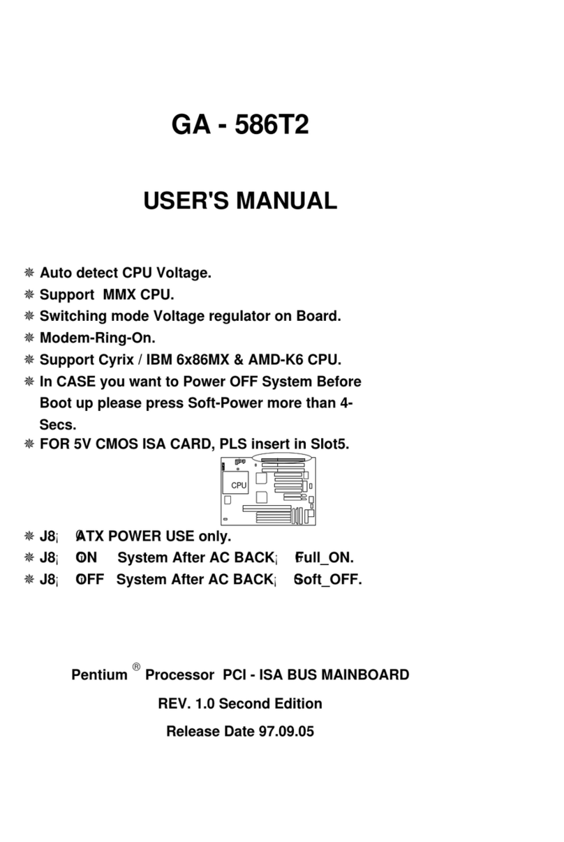 Gigabyte GA-586T2 user manual