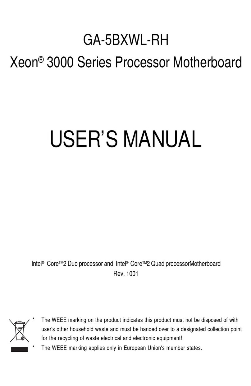 Gigabyte GA-5BXWL-RH User manual