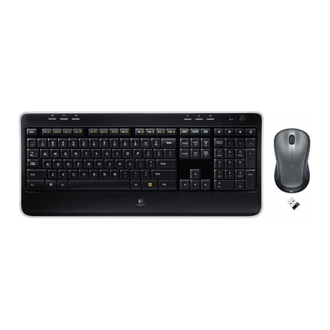 Logitech Wireless combo MK520 User manual