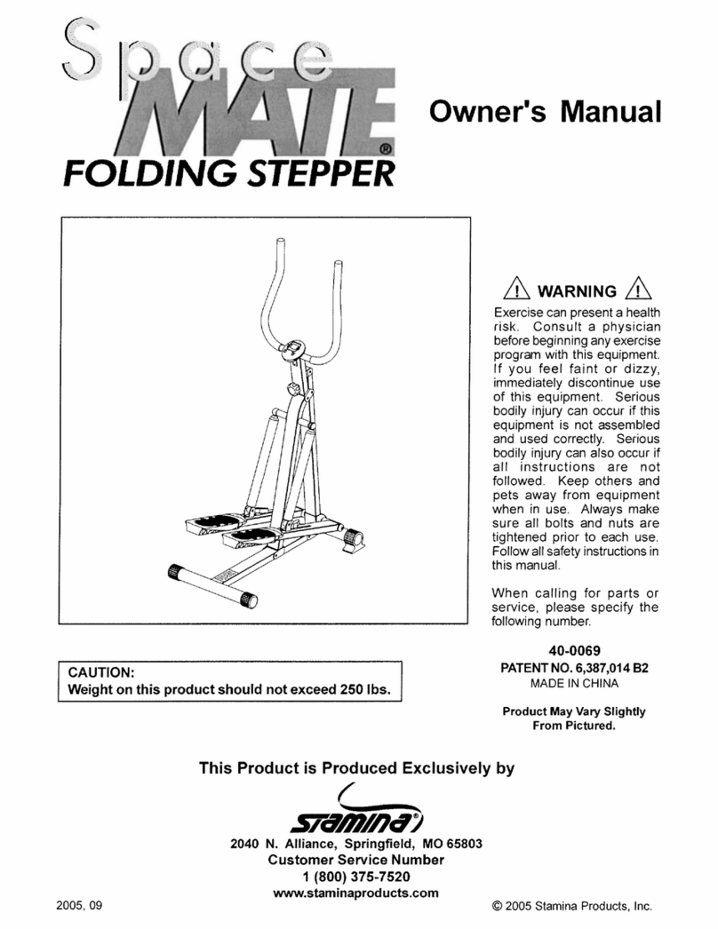 Stamina Space MATE owner's manual