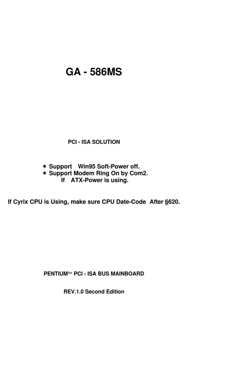 Gigabyte GA-586MS user manual
