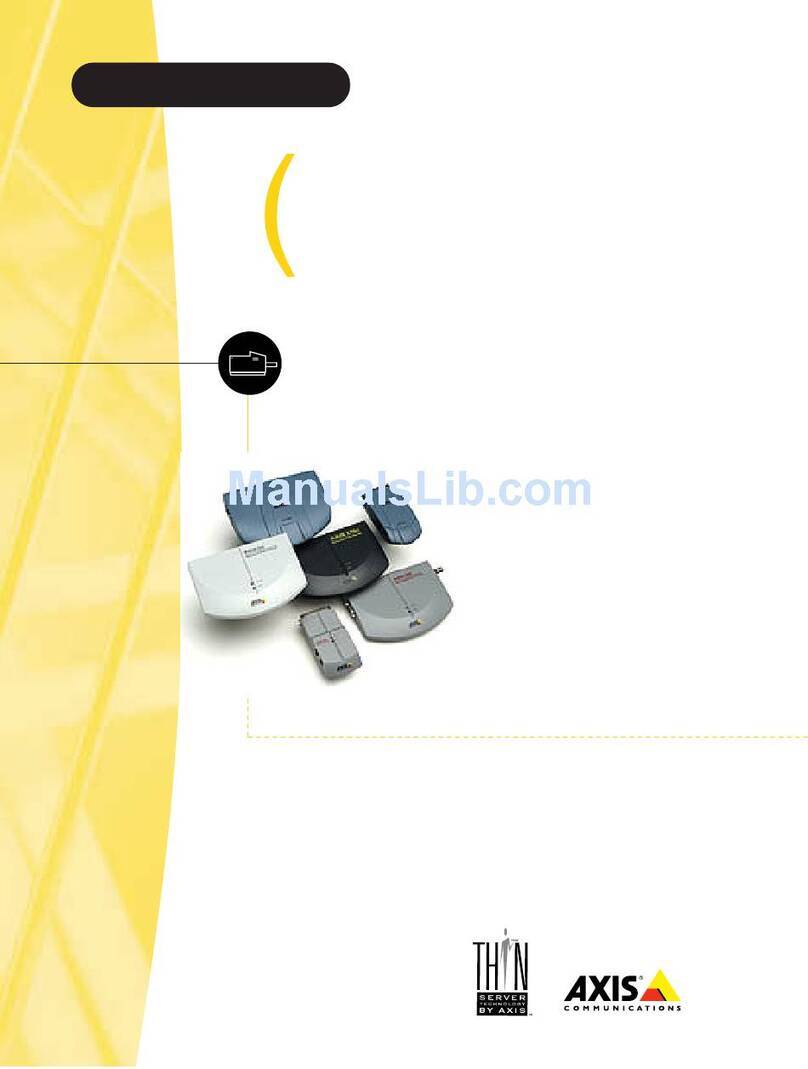 Axis AXIS 570 user guide
