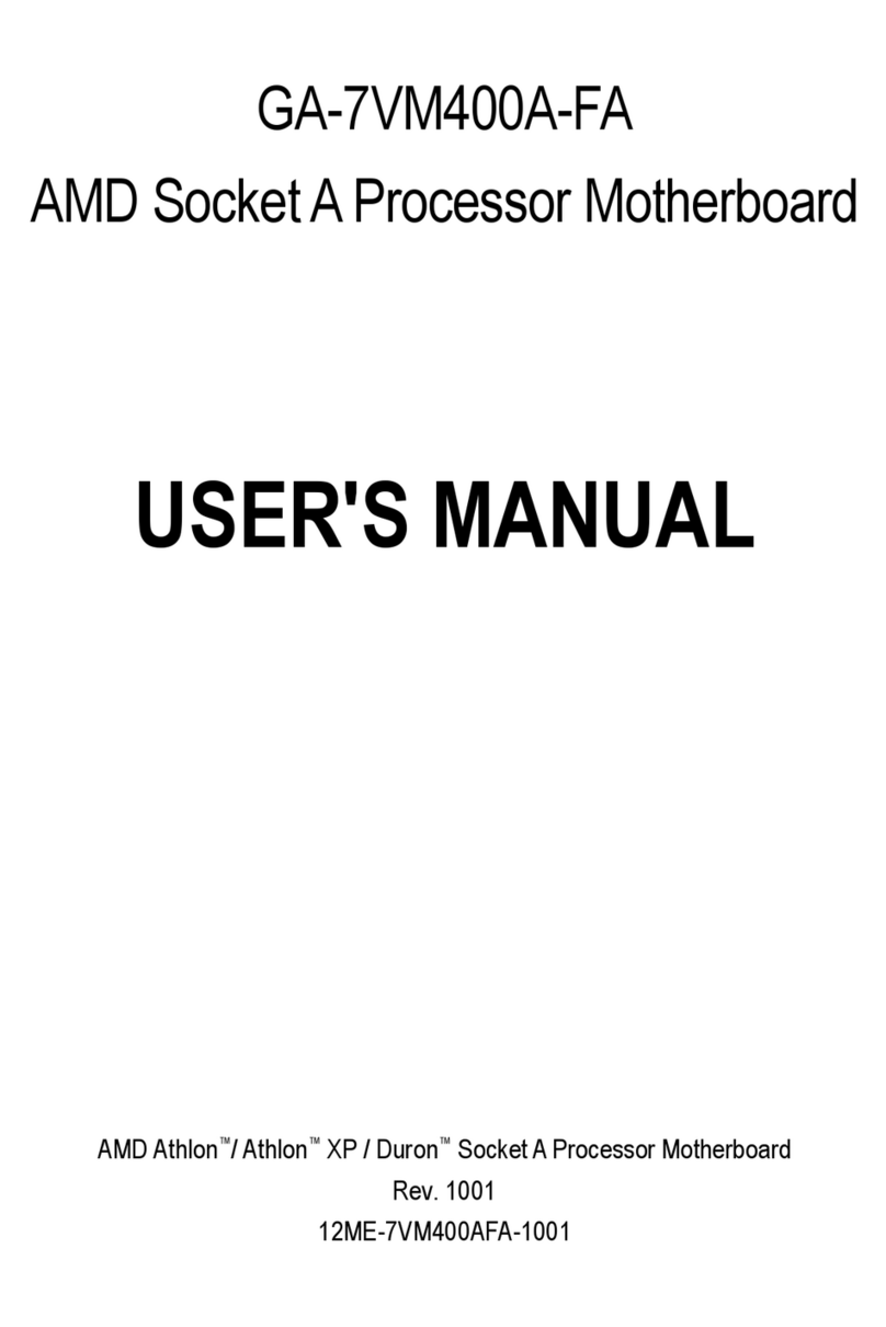 Gigabyte GA-7VM400A-FA user manual
