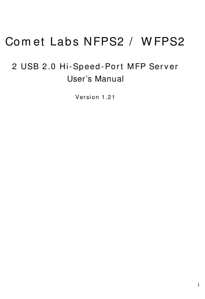 Comet Labs WFPS2 user manual
