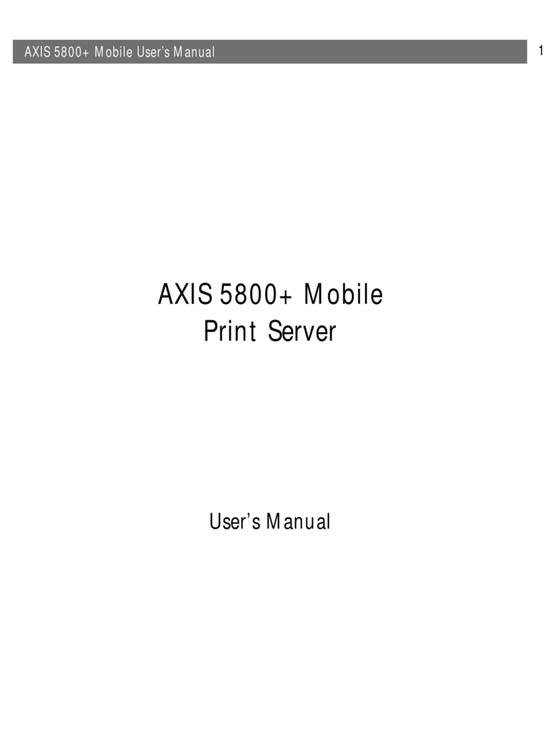 Axis 5800 user manual