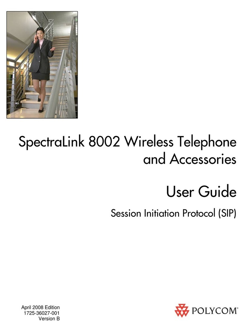 Polycom SpectraLink 8002 Series User manual