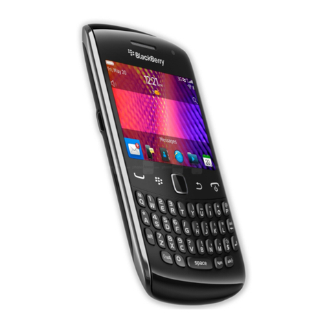 Blackbe;rry Curve 9350 User manual