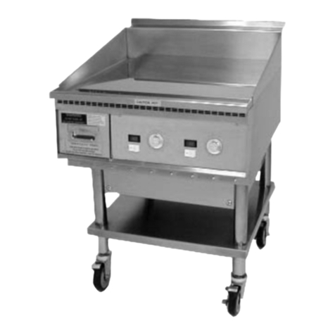 Keating Of Chicago Teppanyaki Griddle User manual Keating Of Chicago Teppanyaki Griddle User manual