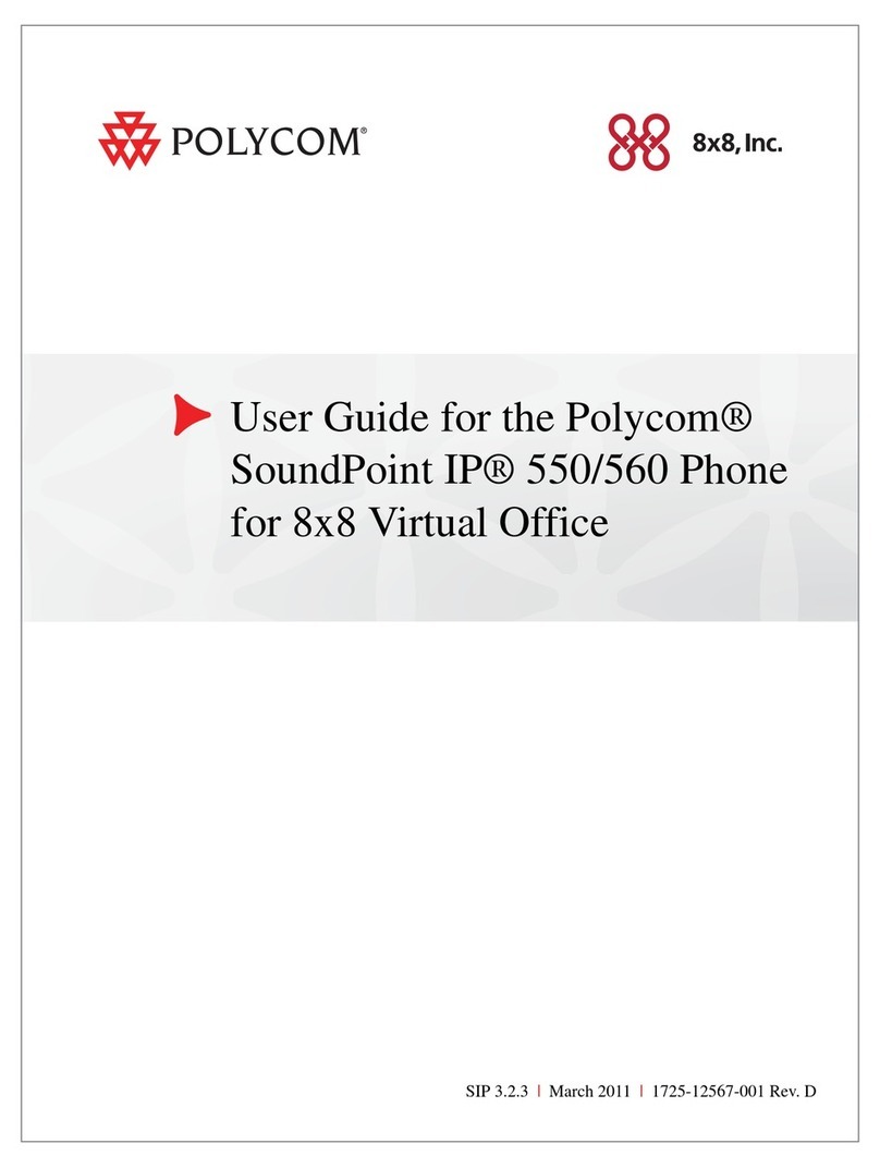 Polycom SoundPoint IP 550 User manual