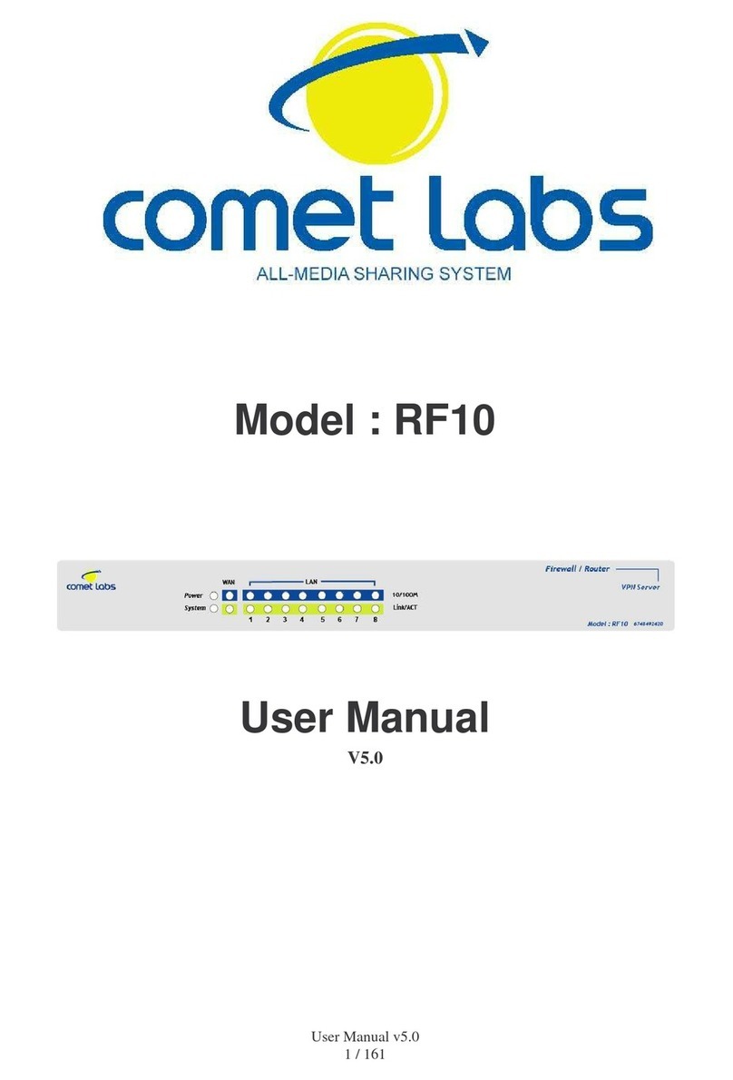 Comet Labs RF10 user manual