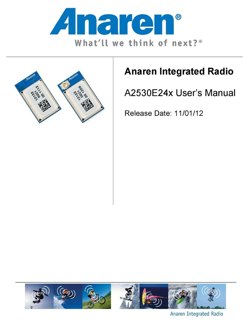Anaren A2530E24x user manual