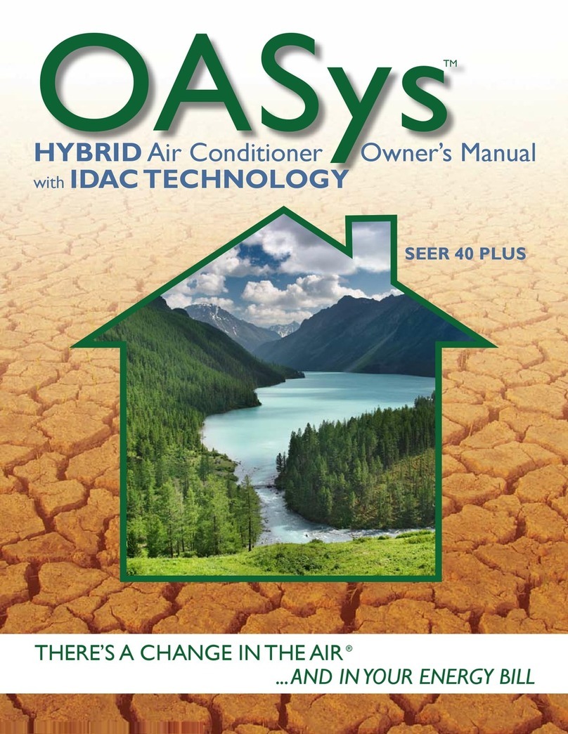 Oasys SEER 40 PLUS owner's manual