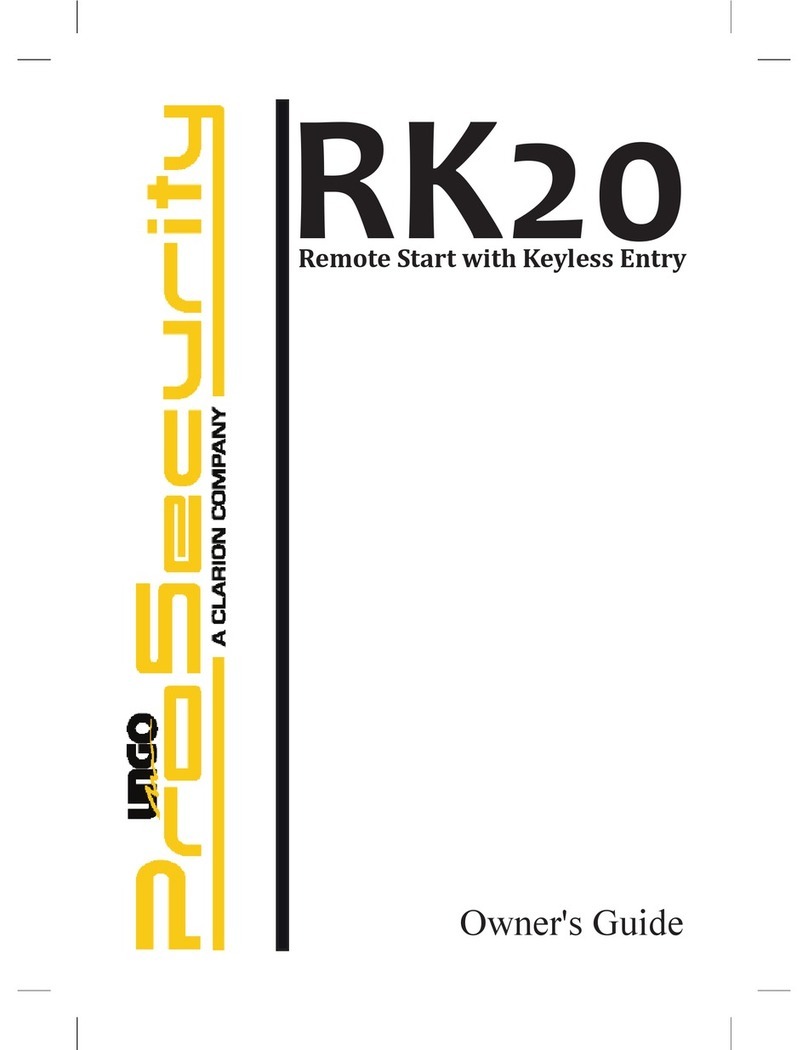 Clarion ProSecurity RK20 User manual
