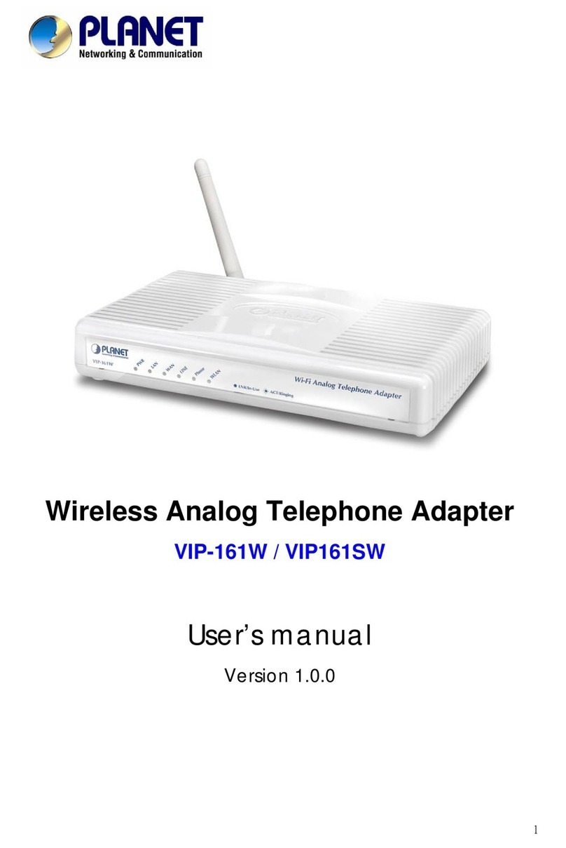 Planet VIP-161W user manual