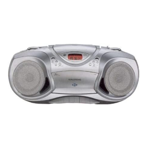 Grundig FREAXX 50 RRCD 4305 SPCD User manual
