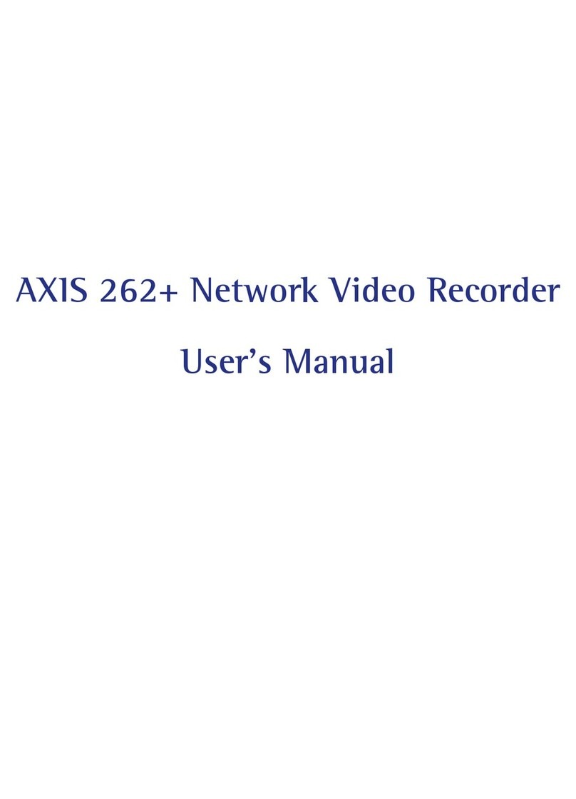 Axis 262+ user manual