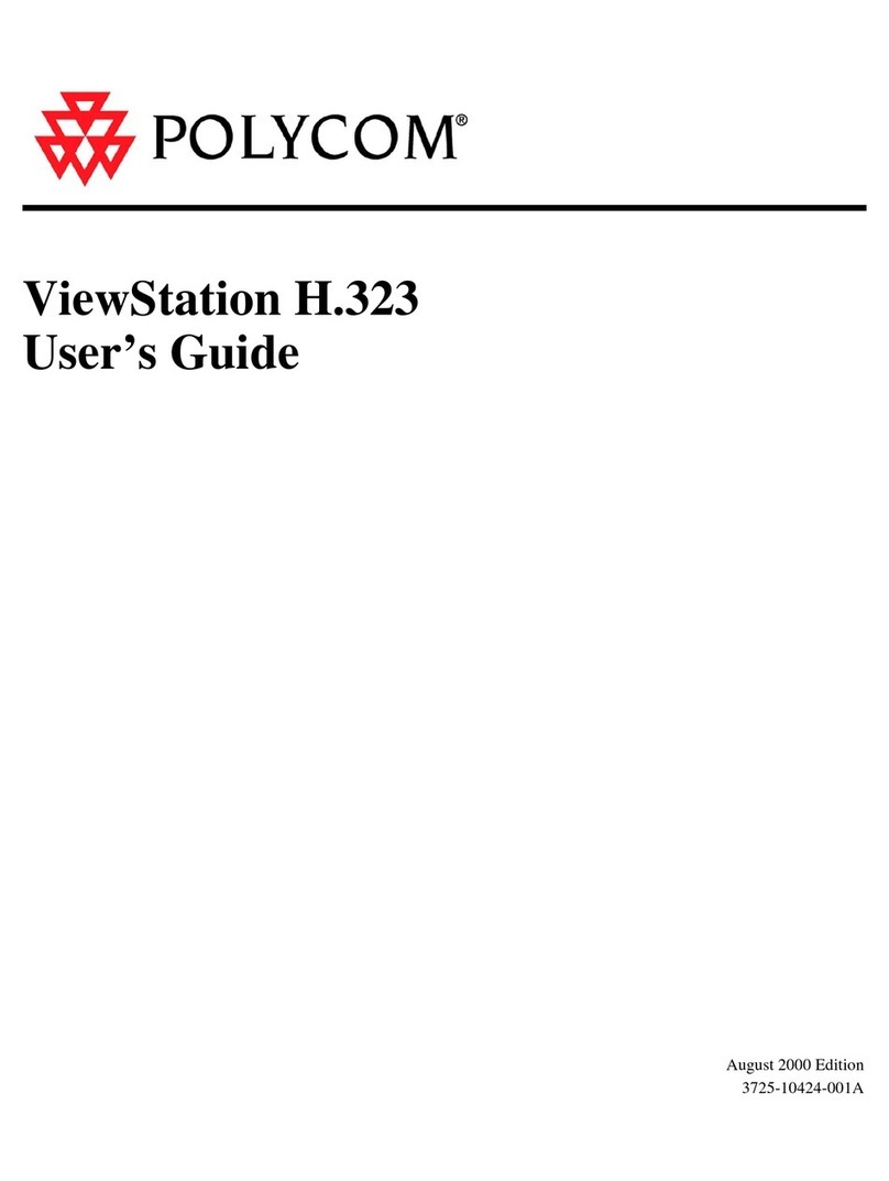 Polycom ViewStation H.323 User manual