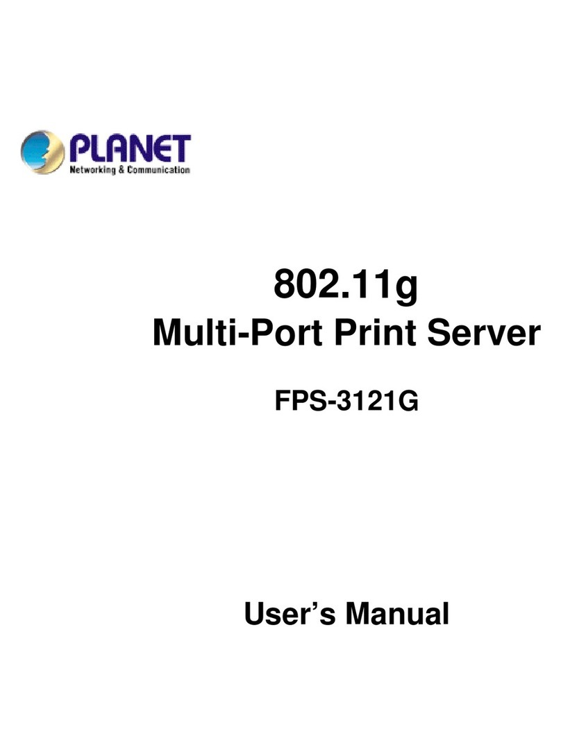 Planet FPS-3121G User manual