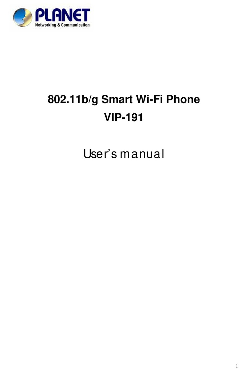 Planet VIP-191 user manual