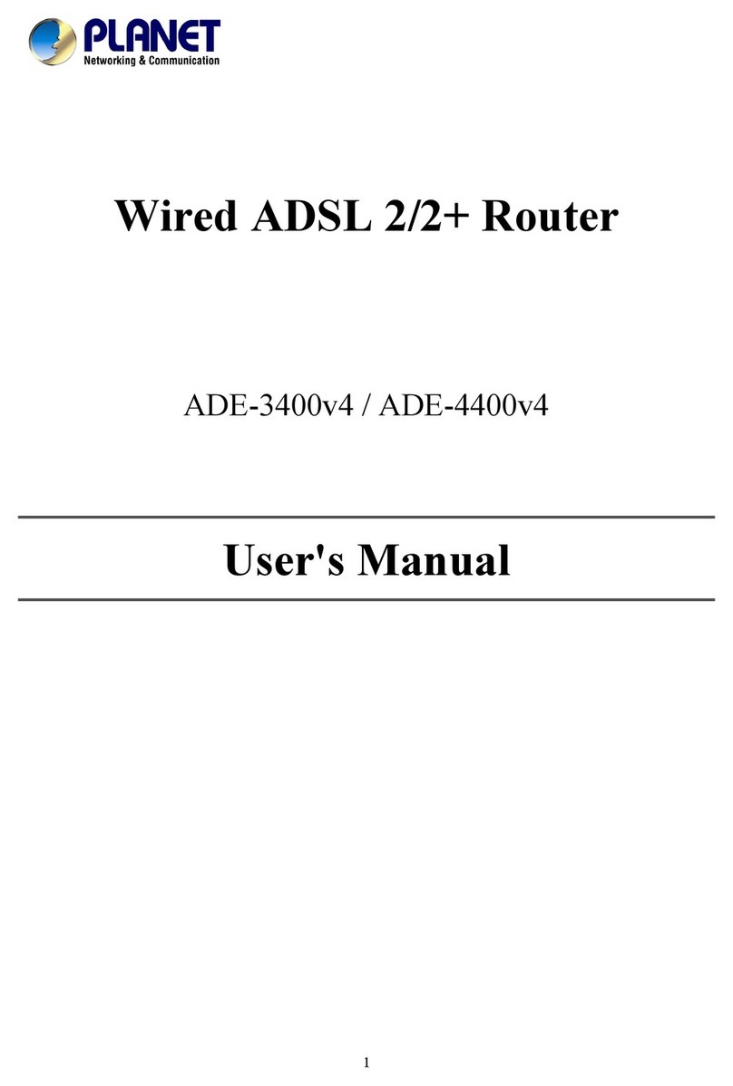 Planet ADE-3400v4 user manual
