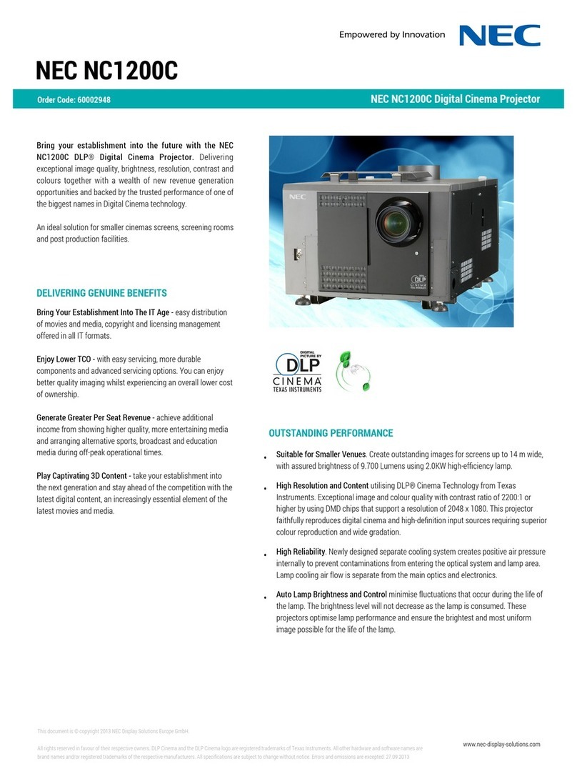 NEC NC1200C Specifications