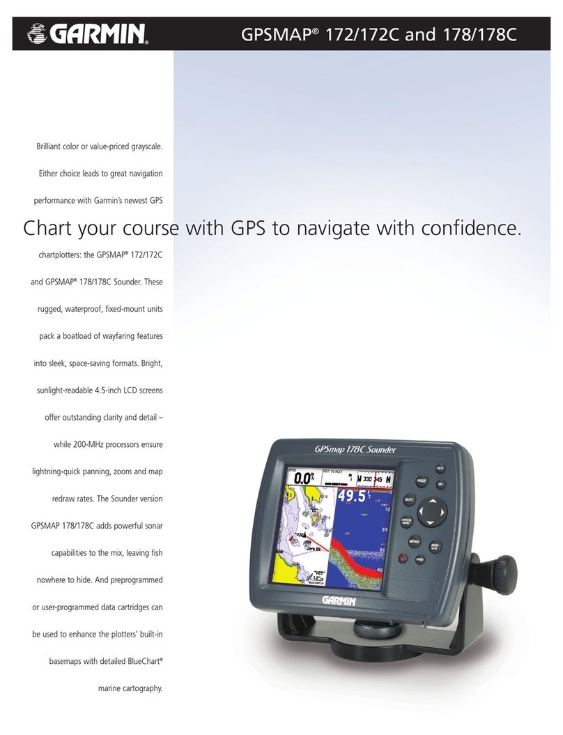 Garmin GPSMAP 172 Specifications