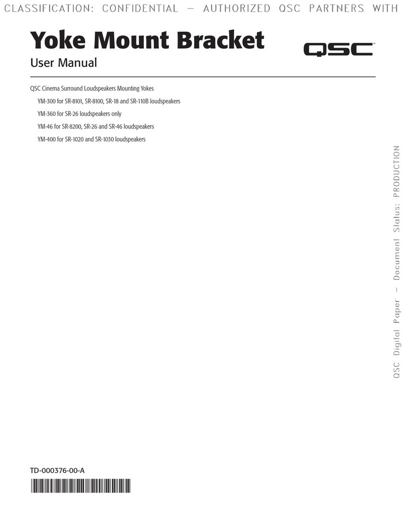 QSC YM-300 user manual