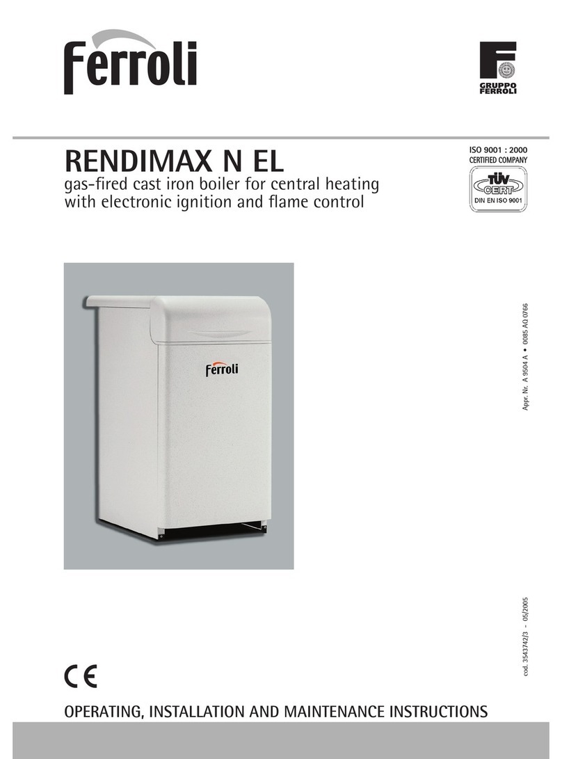 Ferroli RENDIMAX N EL User manual Ferroli RENDIMAX N EL User manual