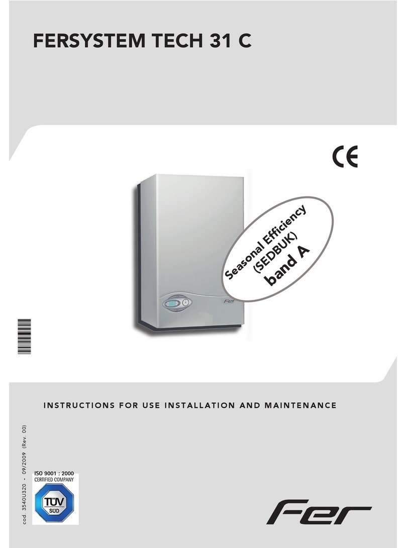 Fer FERSYSTEM TECH 31 C Troubleshooting guide