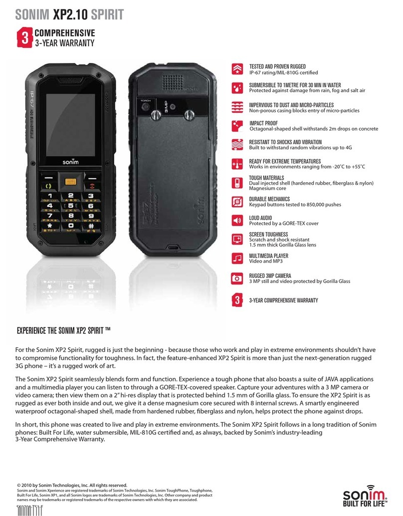 Sonim XP2.10 SPIRIT User manual