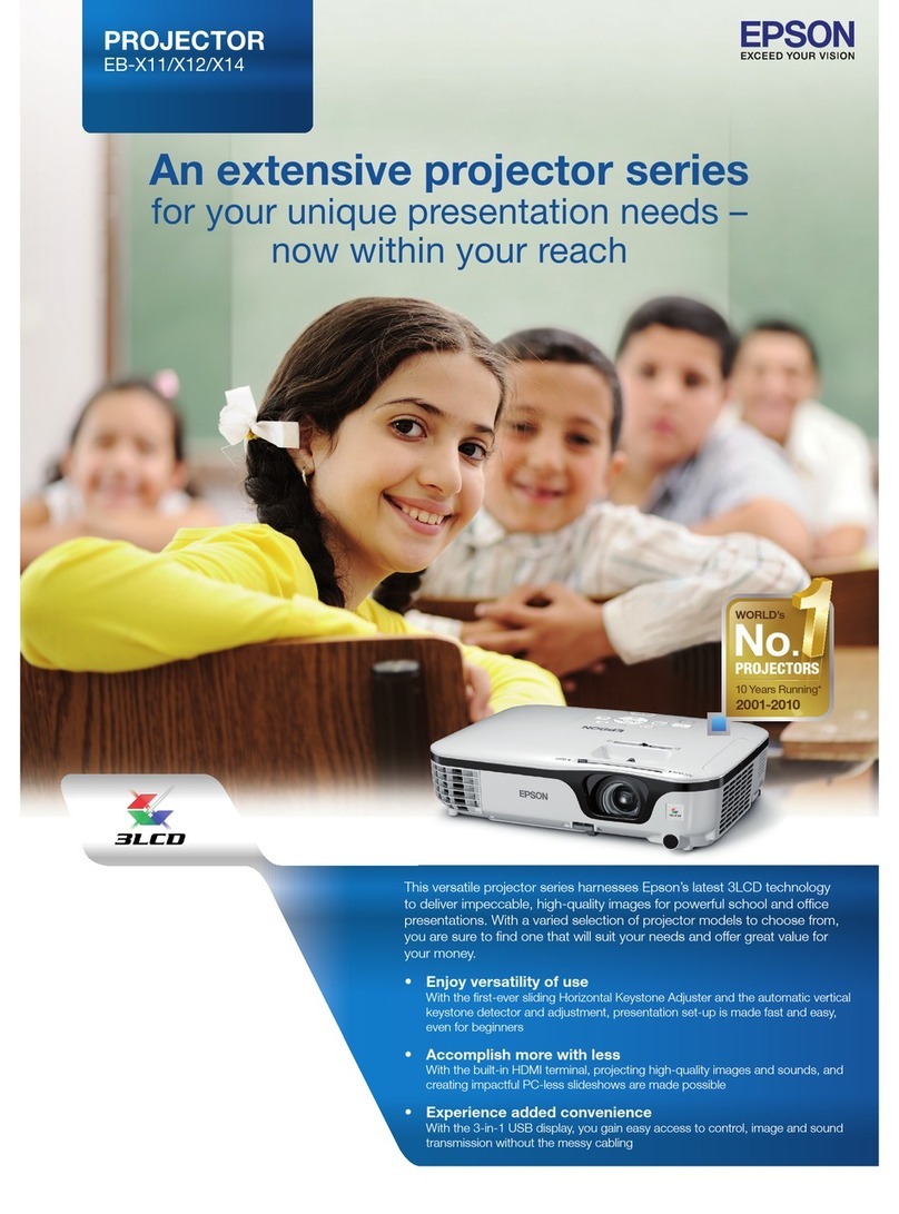Epson EB-X11 User manual
