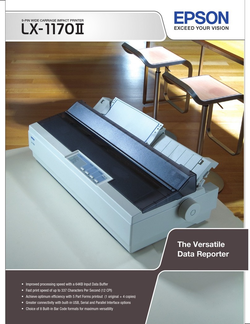 Epson LX-1170 II User manual
